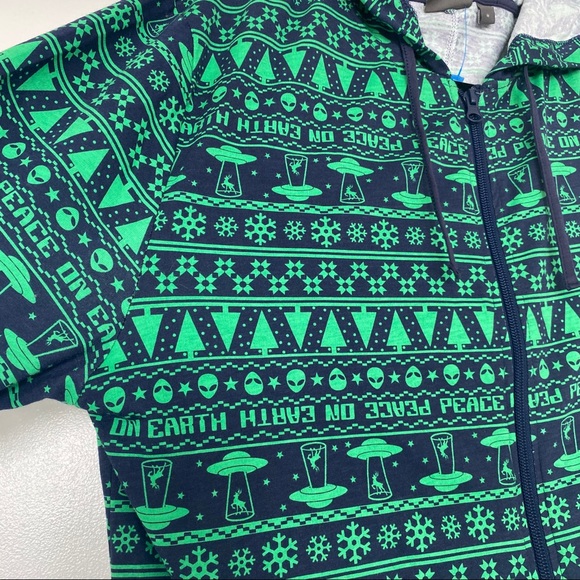 ASOS | green Alien onesie with joggers - Picture 7 of 8